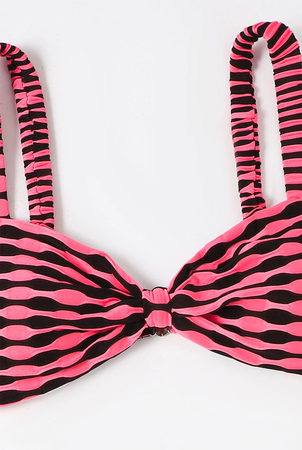 Water Wave Stripe Fashion Two-Piece Bikini Swimsuit | ZAKAPOP