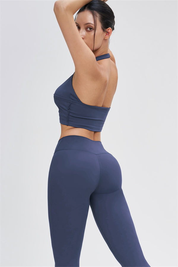 The Stride Crop Top Isabella Leggings 2-Piece Set