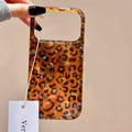 Retro Leopard Print Kitten Phone Case
