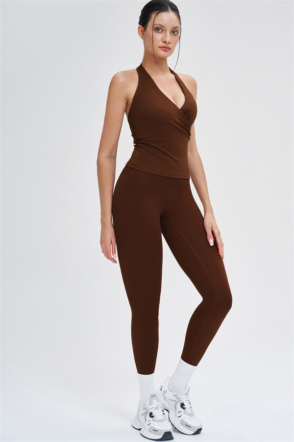 The Stride Crop Top Isabella Leggings 2-Piece Set