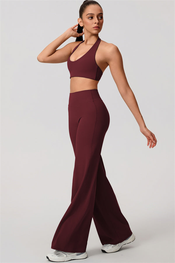The Nestle Sports Bra Straight Leg Pants 2-Piece Set