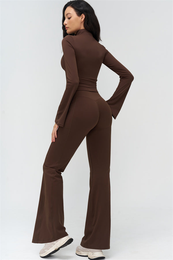 The BoldFit Jacket Flared Leggings 2-Piece Set