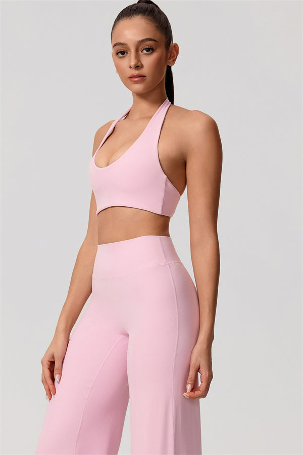 The Nestle Sports Bra Straight Leg Pants 2-Piece Set