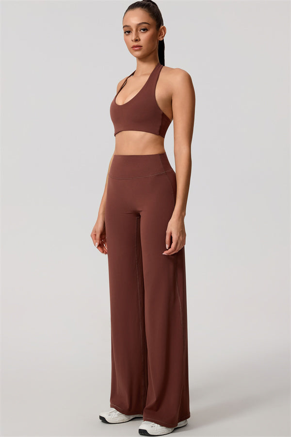 The Nestle Sports Bra Straight Leg Pants 2-Piece Set