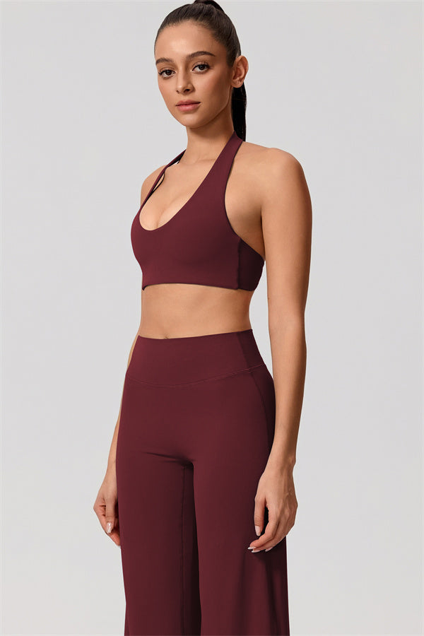 The Nestle Sports Bra Straight Leg Pants 2-Piece Set