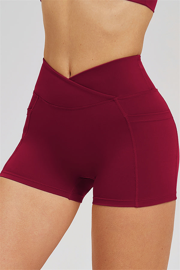 The Sizzle Zip Jacket Sports Bra Shorts 3-Piece Set