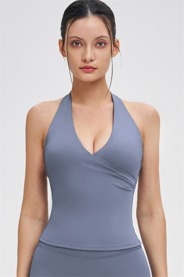 The Stride Crop Top Isabella Leggings 2-Piece Set