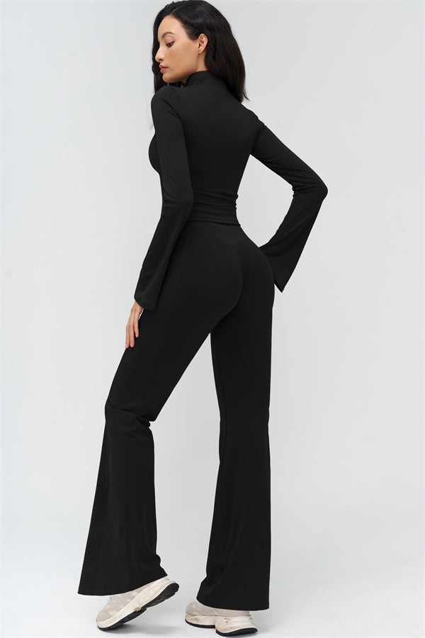 The BoldFit Jacket Flared Leggings 2-Piece Set