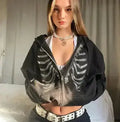 Women's Skeleton Hoodie – Bold & Stylish Streetwear