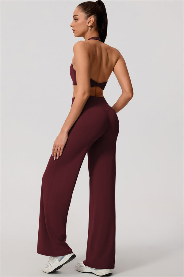 The Nestle Sports Bra Straight Leg Pants 2-Piece Set