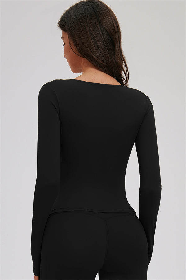 The Twirl Long Sleeve Capri Leggings 2-Piece Set