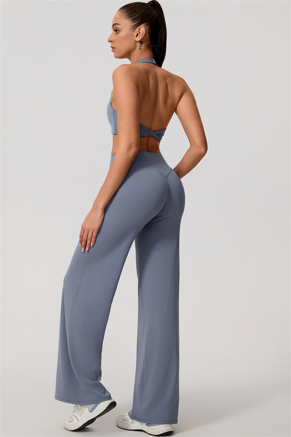 The Nestle Sports Bra Straight Leg Pants 2-Piece Set