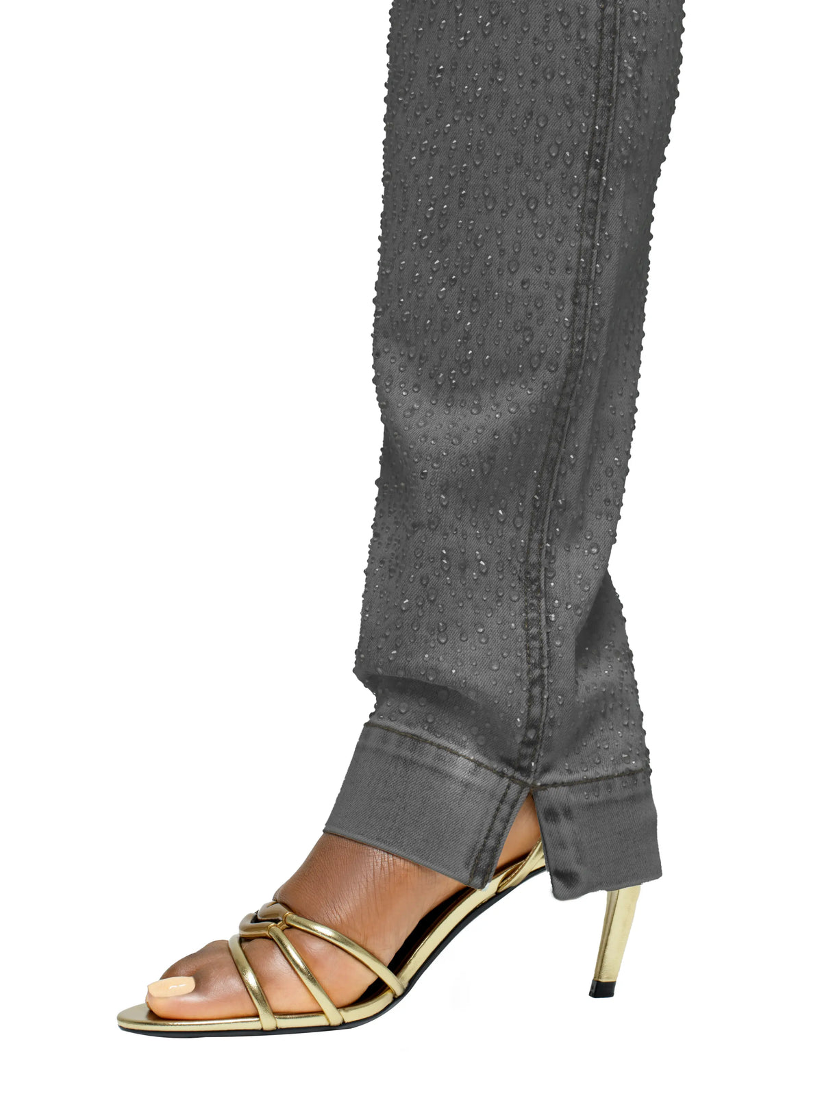 Rain on Me Low-Rise Jean - Slate