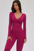 The Twirl Long Sleeve Capri Leggings 2-Piece Set