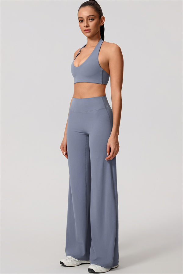 The Nestle Sports Bra Straight Leg Pants 2-Piece Set