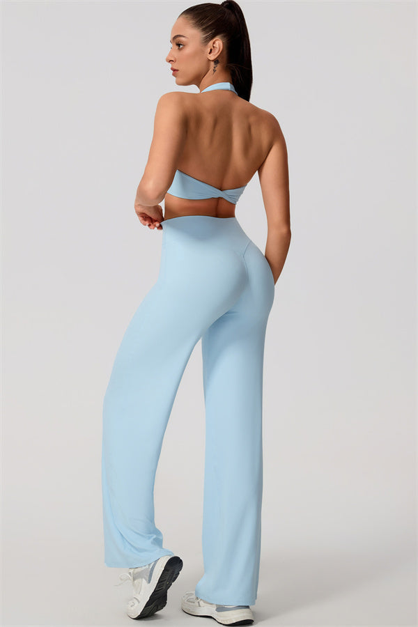 The Nestle Sports Bra Straight Leg Pants 2-Piece Set