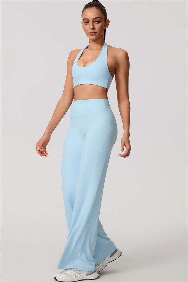 The Nestle Sports Bra Straight Leg Pants 2-Piece Set