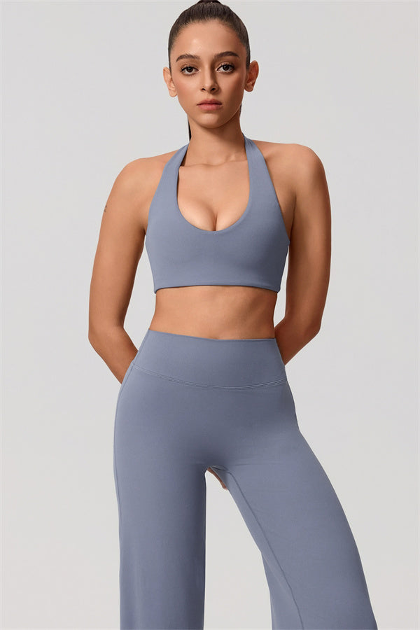 The Nestle Sports Bra Straight Leg Pants 2-Piece Set