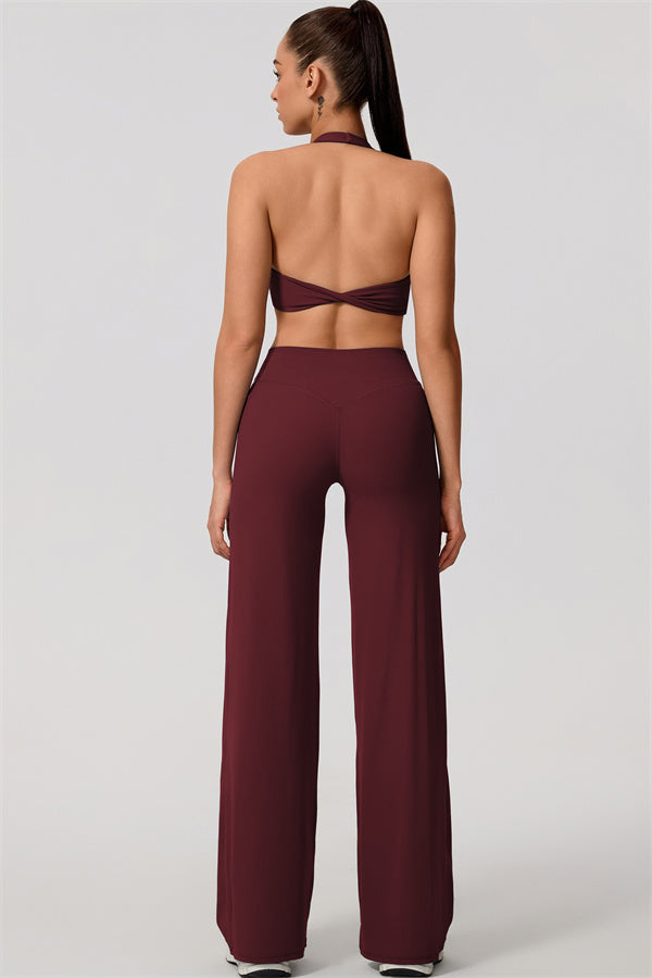 The Nestle Sports Bra Straight Leg Pants 2-Piece Set