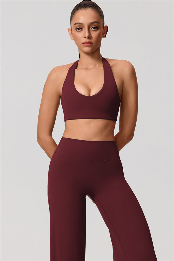 The Nestle Sports Bra Straight Leg Pants 2-Piece Set