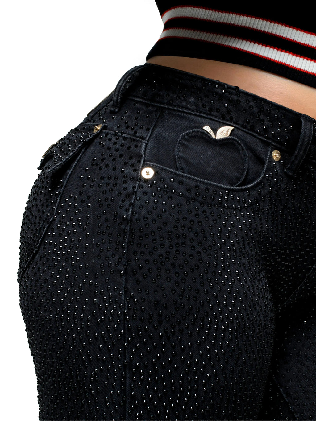 Rain on Me Low-Rise Jean - Black
